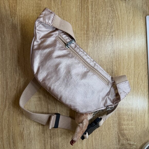 Kipling Pria Pink Metallic Waist Pack - Picture 4 of 7